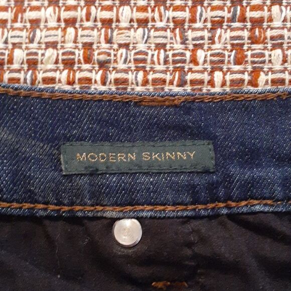 LR Raw Hem Petite Women's Modern Skinny Jean's Size 2P - Picture 7 of 7